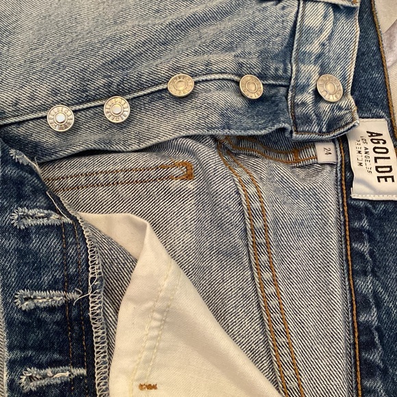 Agolde high rise jeans size 24 - Picture 4 of 5